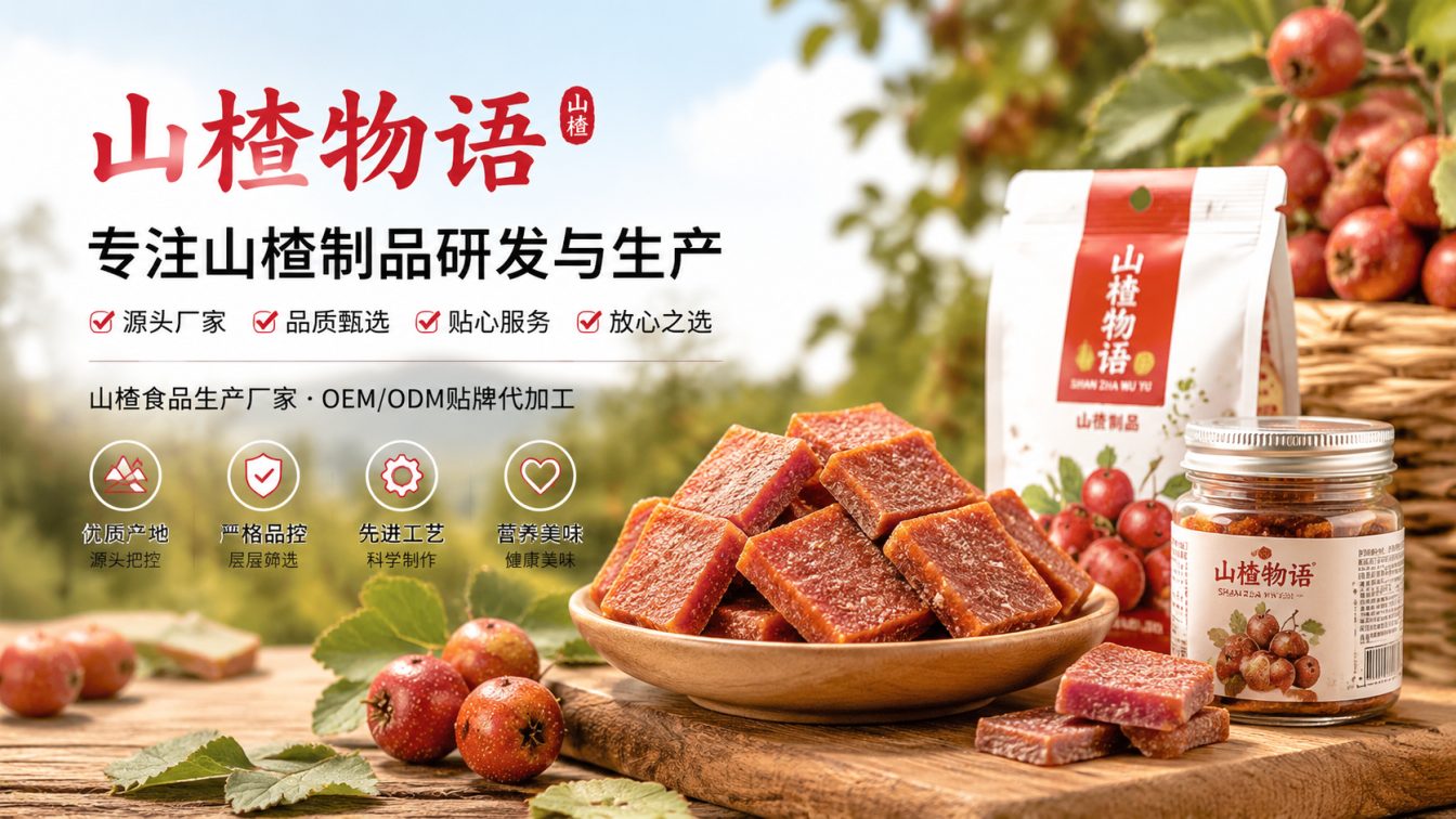 昭通为休闲零食门店提供山楂货源方案